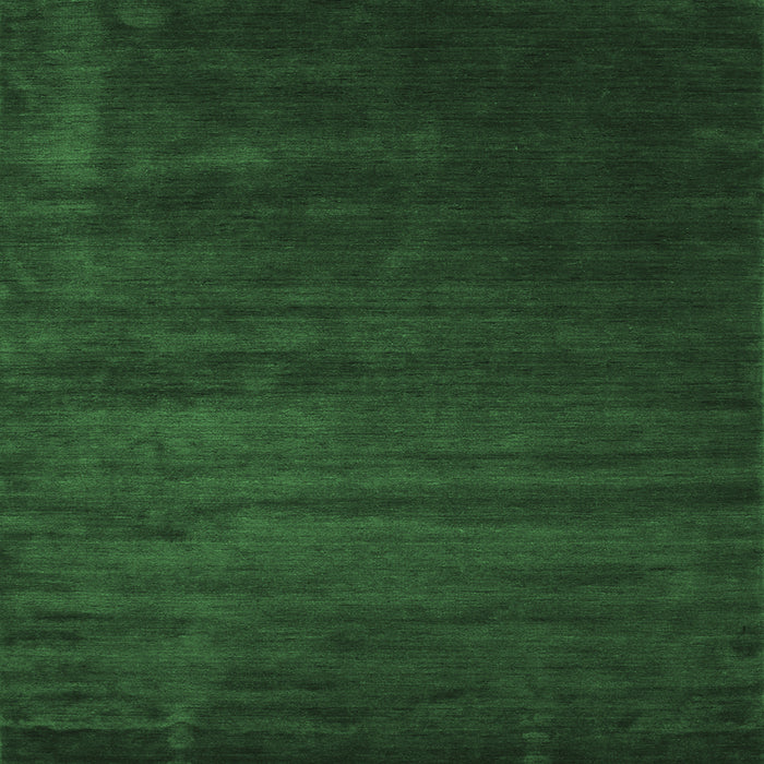 Square Abstract Emerald Green Contemporary Rug, con92emgrn