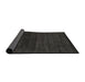 Thickness of Contemporary Charcoal Black Modern Rug, con93