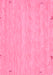 Machine Washable Abstract Pink Contemporary Rug, wshcon930pnk