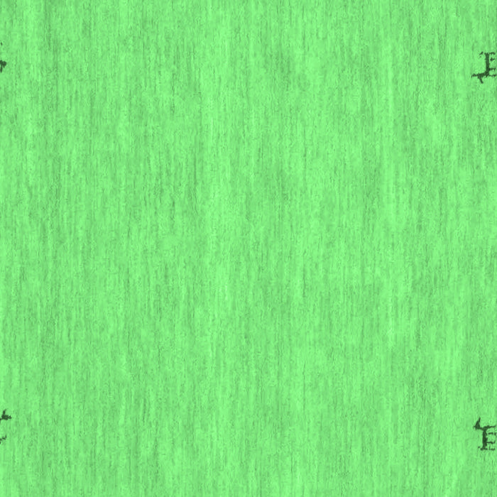 Machine Washable Abstract Emerald Green Contemporary Area Rugs, wshcon930emgrn