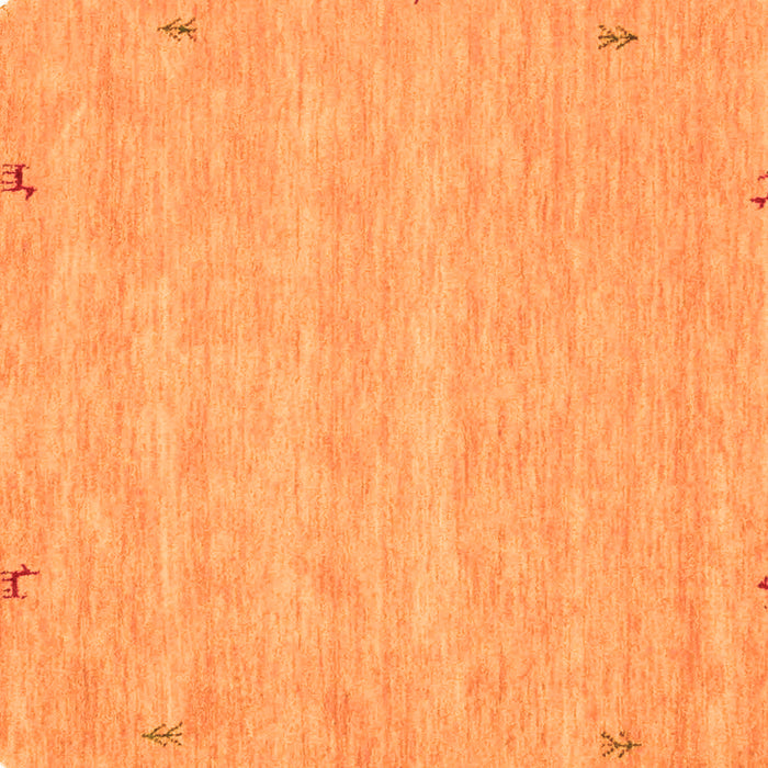 Serging Thickness of Abstract Orange Contemporary Rug, con930org