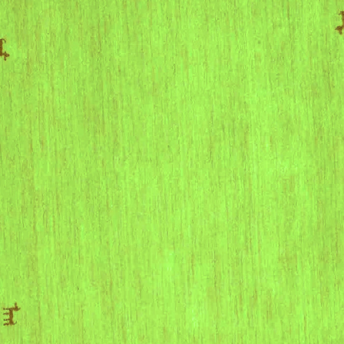 Serging Thickness of Machine Washable Abstract Green Contemporary Area Rugs, wshcon931grn