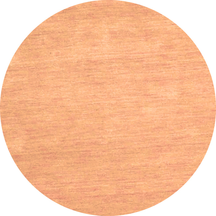 Round Abstract Brown Contemporary Rug, con931brn