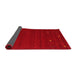 Thickness of Contemporary Orange Red Modern Rug, con932