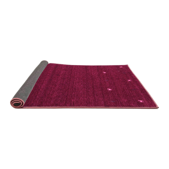 Sideview of Abstract Purple Contemporary Rug, con932pur