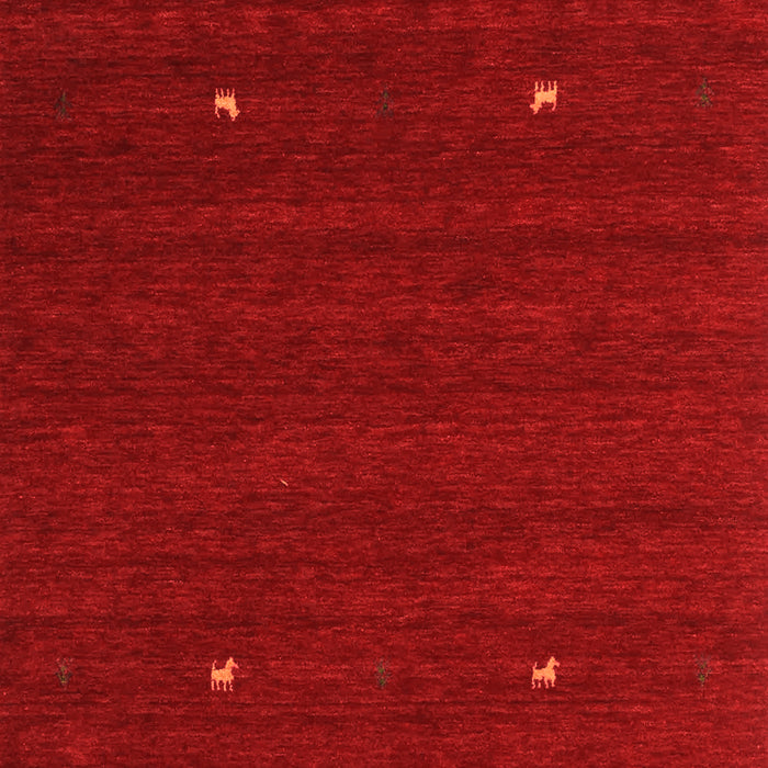 Abstract Orange Contemporary Rug, con932org