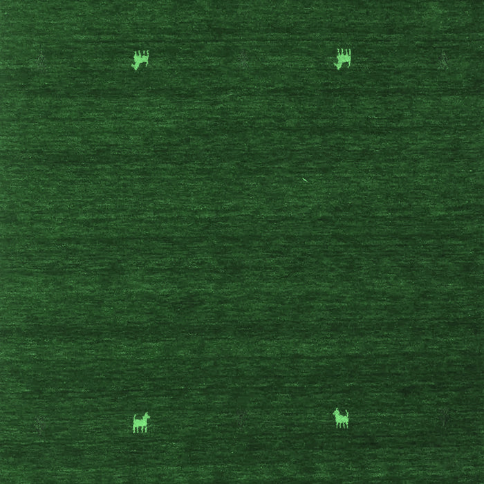 Machine Washable Abstract Emerald Green Contemporary Area Rugs, wshcon932emgrn