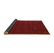 Sideview of Abstract Brown Contemporary Rug, con932brn