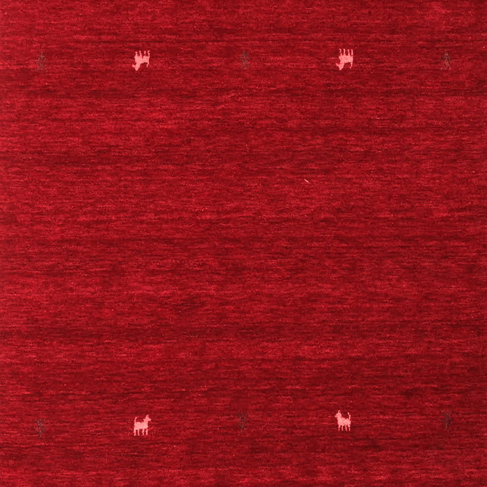 Abstract Red Contemporary Area Rugs