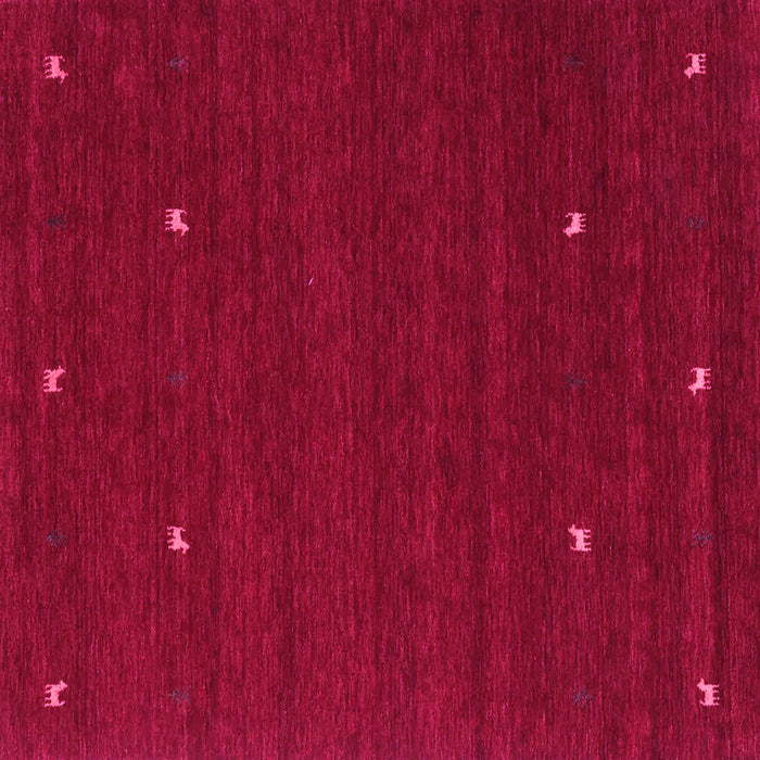 Square Machine Washable Abstract Pink Contemporary Rug, wshcon932pnk