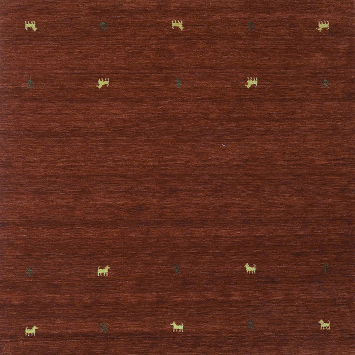 Square Abstract Light Blue Contemporary Rug, con932lblu