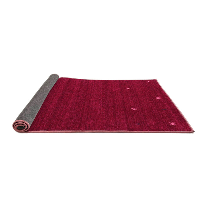 Sideview of Abstract Pink Contemporary Rug, con932pnk