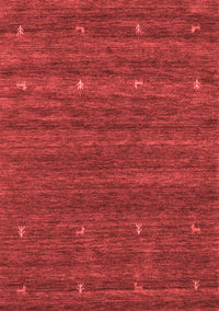 Abstract Red Contemporary Rug, con933red