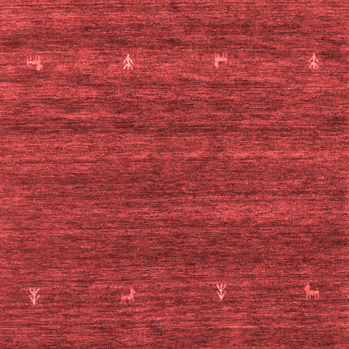Abstract Red Contemporary Area Rugs
