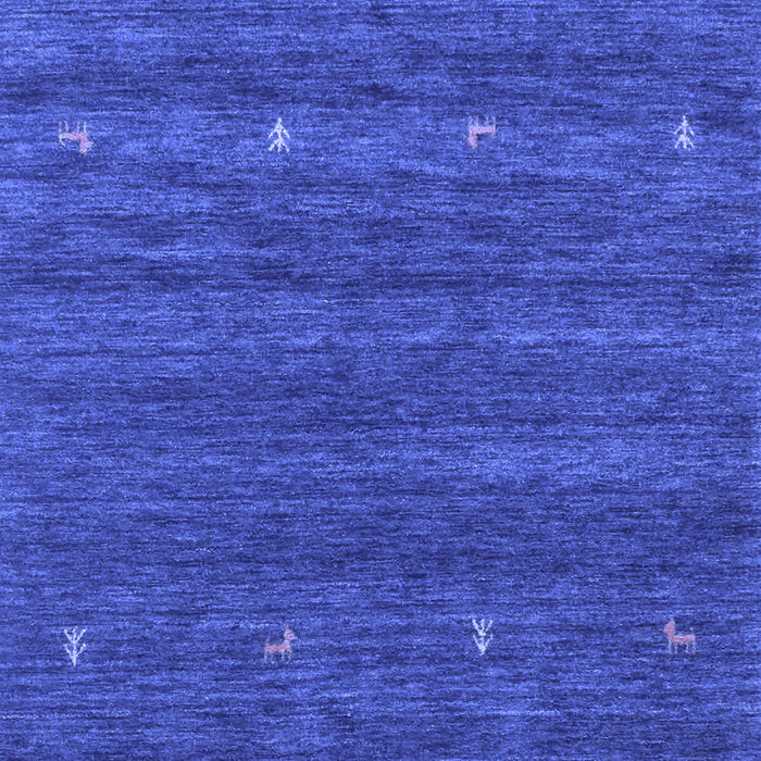 Abstract Blue Contemporary Rug, con933blu
