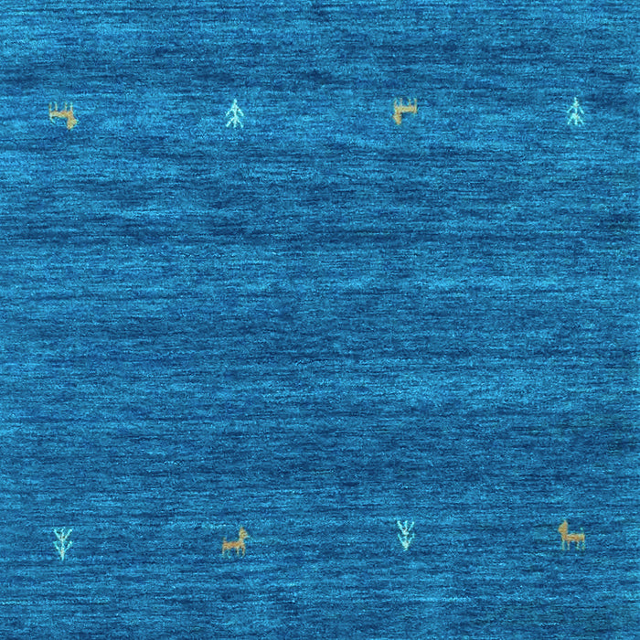 Abstract Light Blue Contemporary Rug, con933lblu