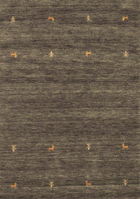 Abstract Brown Contemporary Rug, con933brn