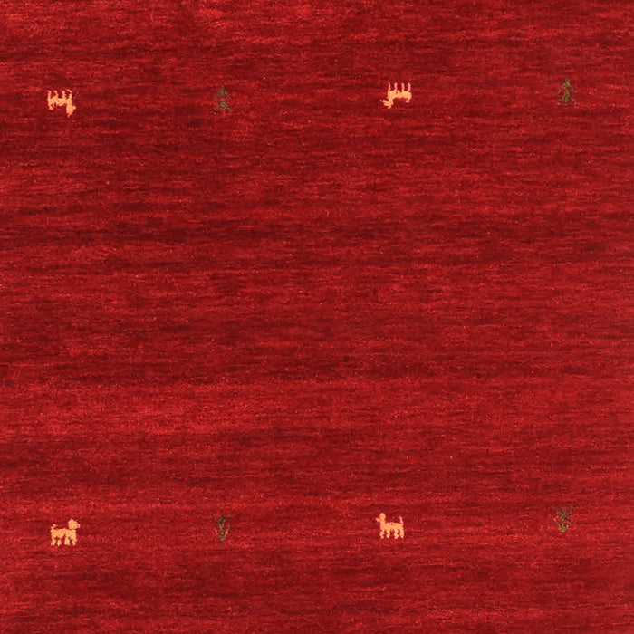 Abstract Orange Contemporary Rug, con934org