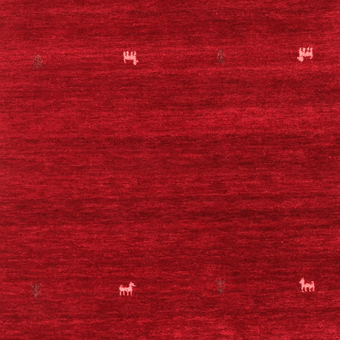 Abstract Red Contemporary Area Rugs