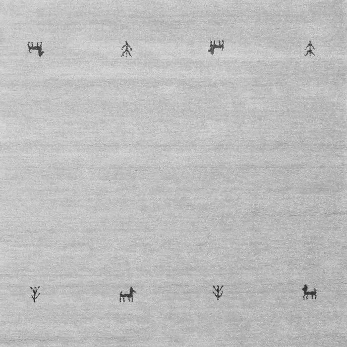 Solid Gray Modern Rug, con935gry