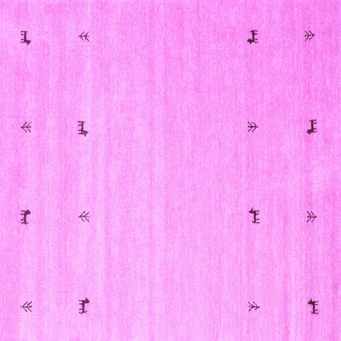 Square Solid Purple Modern Rug, con935pur