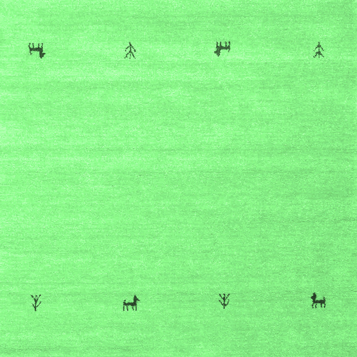 Machine Washable Solid Emerald Green Modern Area Rugs, wshcon935emgrn