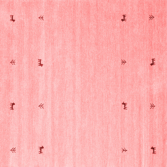 Solid Red Modern Rug, con935red