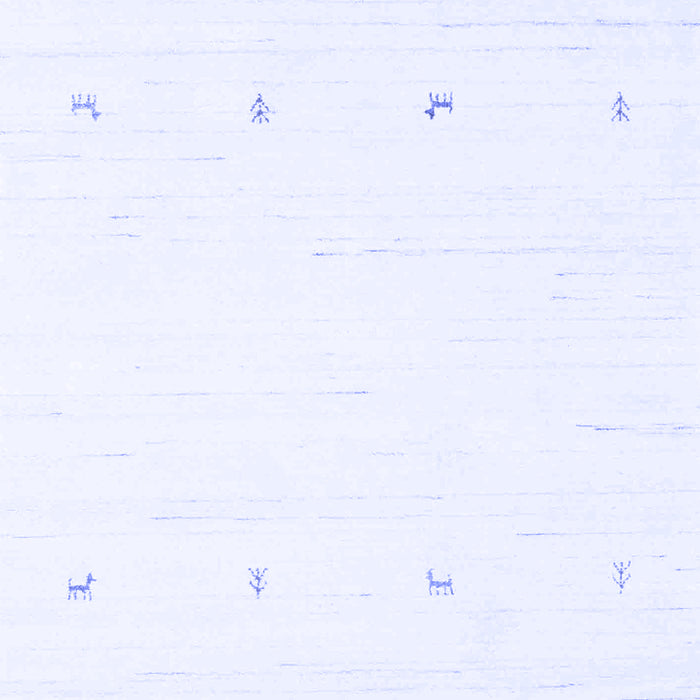 Machine Washable Solid Blue Modern Rug, wshcon936blu