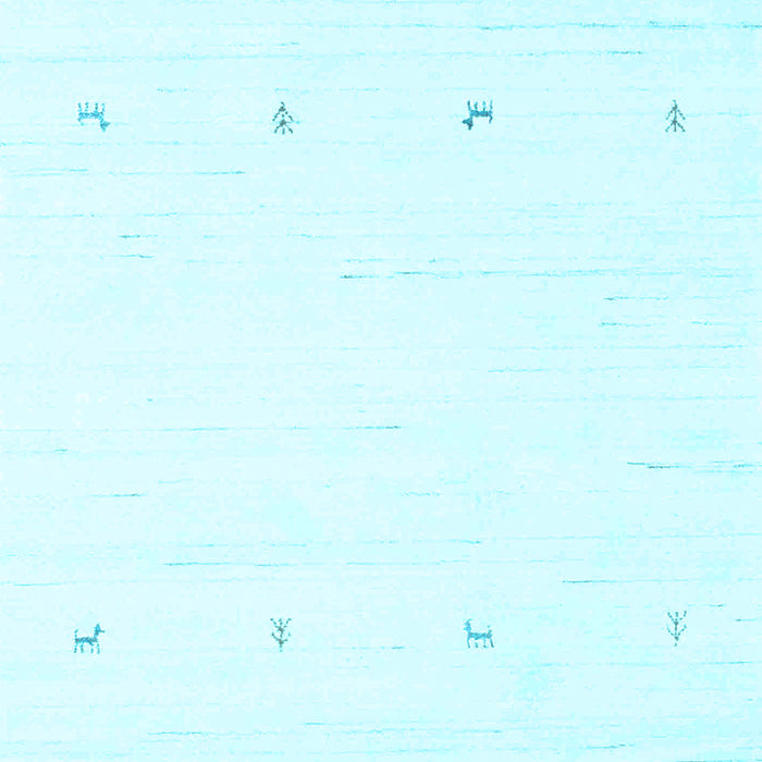 Solid Light Blue Modern Rug, con936lblu