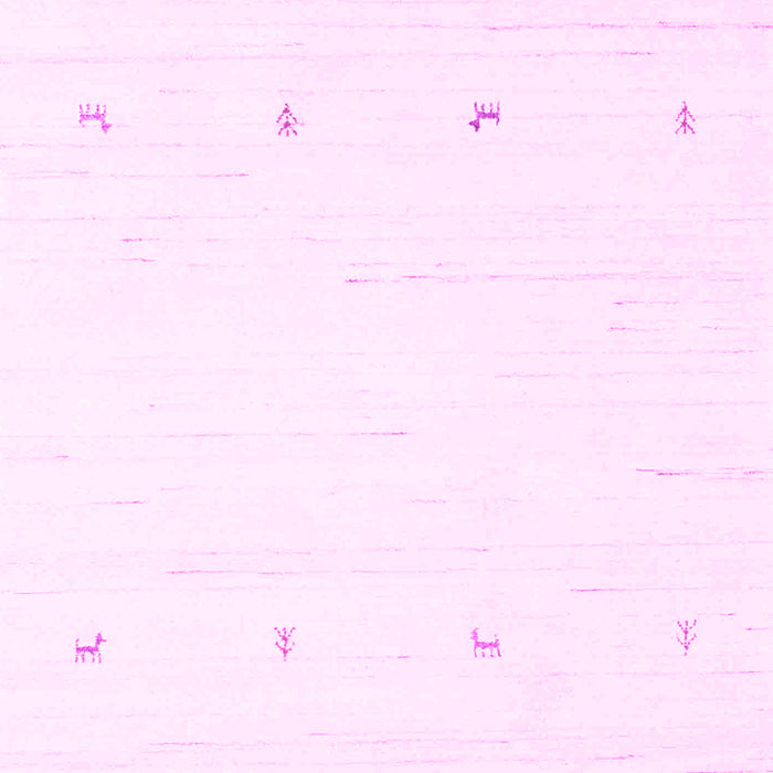 Machine Washable Solid Pink Modern Rug, wshcon936pnk