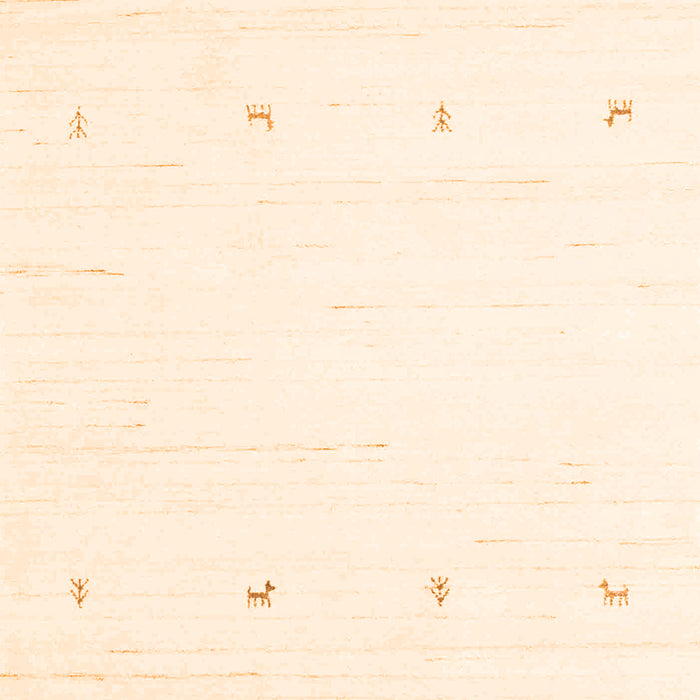 Solid Orange Modern Rug, con936org