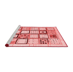 Contemporary Red Washable Rugs
