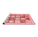 Contemporary Red Washable Rugs