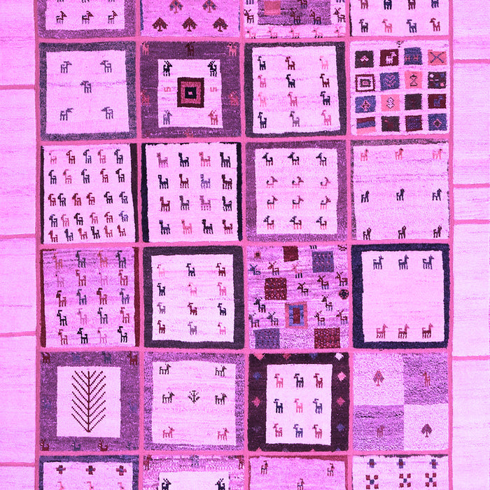 Abstract Purple Contemporary Rug, con937pur