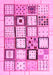 Machine Washable Abstract Pink Contemporary Rug, wshcon937pnk