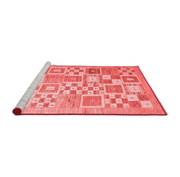 Contemporary Red Washable Rugs