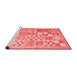 Contemporary Red Washable Rugs