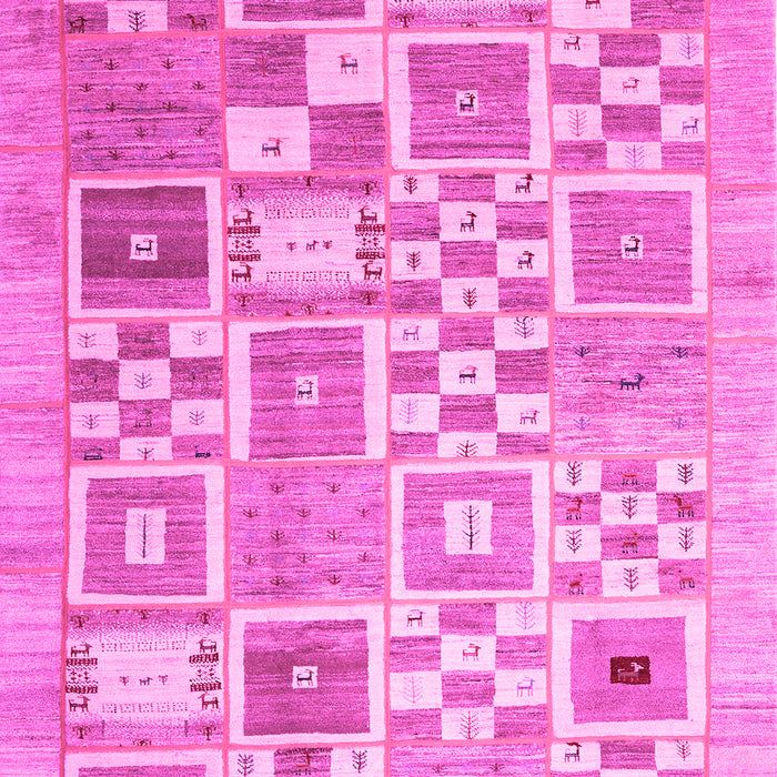 Abstract Pink Contemporary Rug, con938pnk