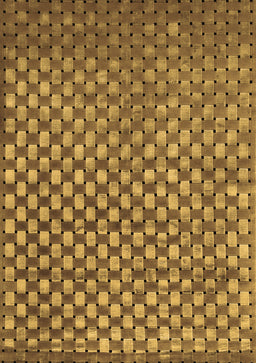 Abstract Brown Contemporary Rug, con939brn