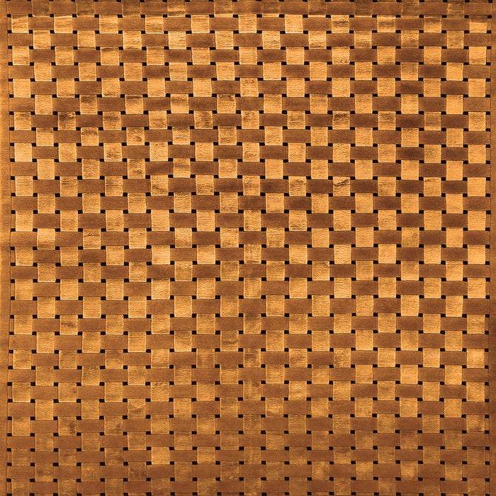 Serging Thickness of Abstract Orange Contemporary Rug, con939org