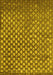 Abstract Yellow Contemporary Rug, con939yw