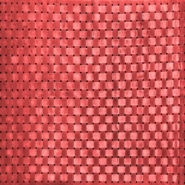 Machine Washable Abstract Red Contemporary Rug, wshcon939red