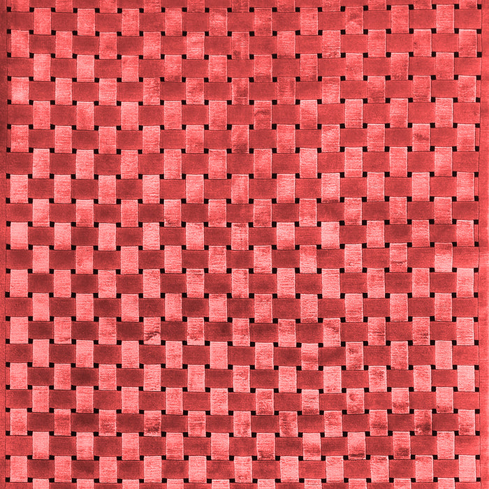 Abstract Red Contemporary Area Rugs