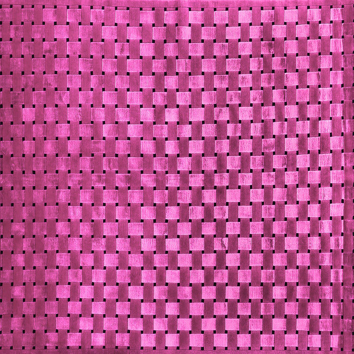 Square Abstract Pink Contemporary Rug, con939pnk