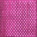 Square Abstract Pink Contemporary Rug, con939pnk