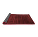 Abstract Red Contemporary Area Rugs