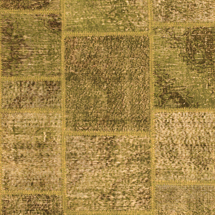 Patchwork Orange Transitional Rug, con940org