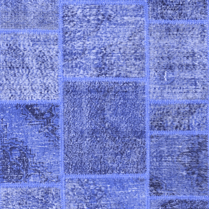 Patchwork Blue Transitional Rug, con940blu