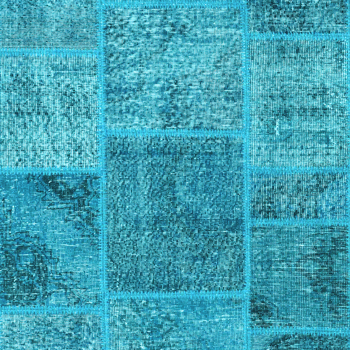 Patchwork Light Blue Transitional Rug, con940lblu