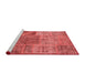 Transitional Red Washable Rugs